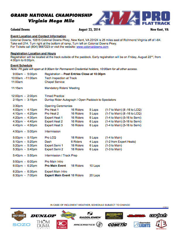 AMAP-FT-2014-Colonial-Downs-Schedule1