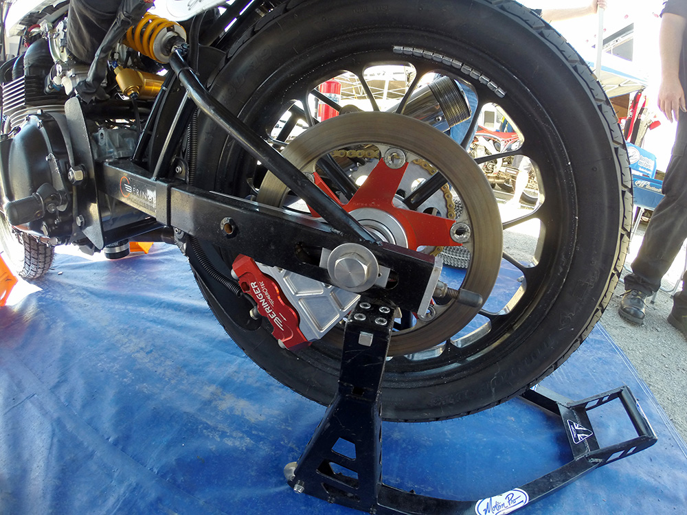 Our new sponsor, Beringer Brakes supplied a new rear brake setup!