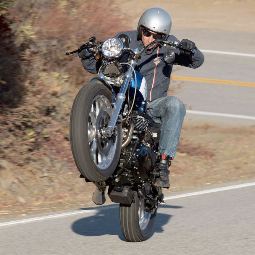 Bonneville Performance Street Tracker Reviewed on Motorcycle.com