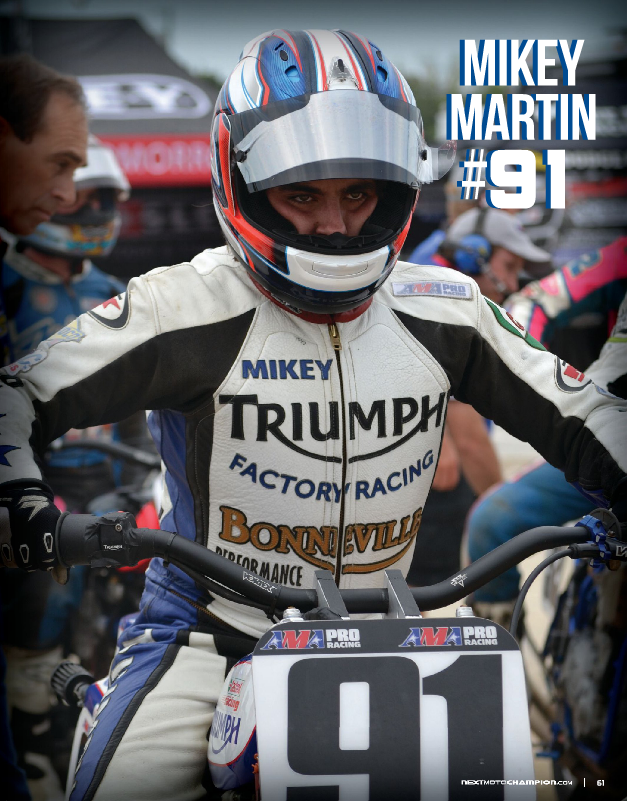 Mikey Martin in Next Moto Champion Magazine