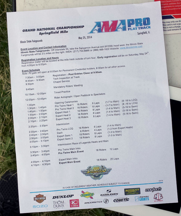 race-day-schedule